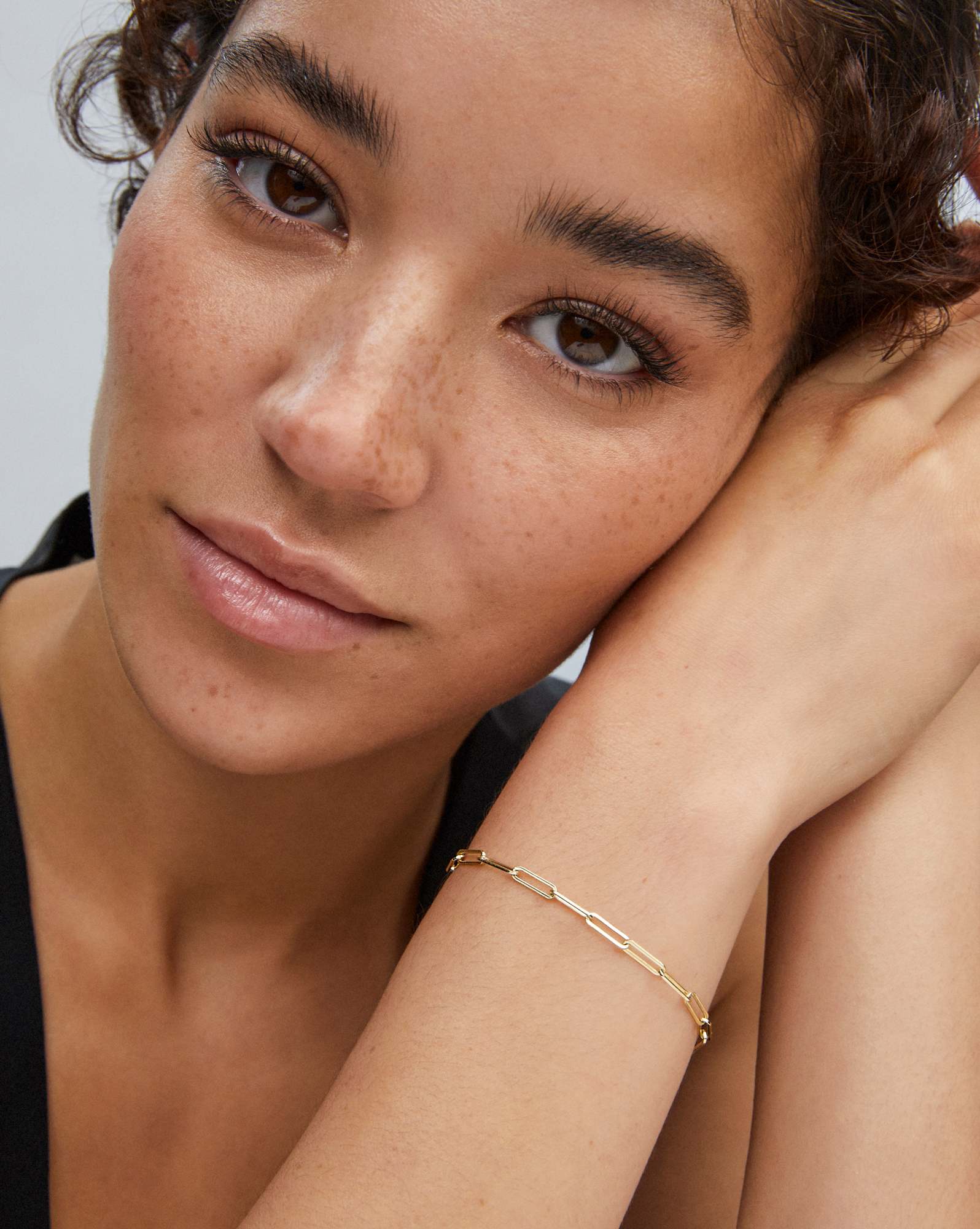 Courtney Paperclip Bracelet in Silver | Kendra Scott main image 0